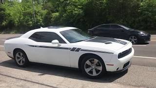 2016 Dodge Challenger V6 w Straight Pipes [upl. by Elstan]