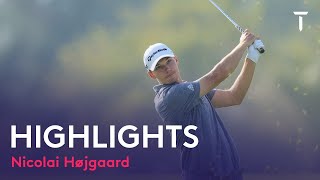 Nicolai Højgaard drives average 340 yards  Round 2 Highlights  2022 Ras Al Khaimah Championship [upl. by Aromat803]