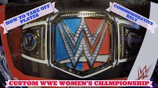 CUSTOM WWE WOMENS COMMEMORATIVE BELT [upl. by Carlton]