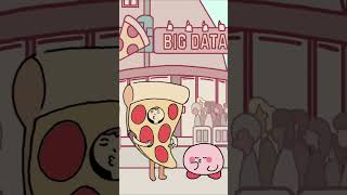 Kirby Animation good pizza great pizza dance [upl. by Adieren777]