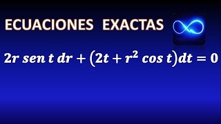 42 Ecuación diferencial exacta resuelta en 3 pasos Ejercicio resuelto [upl. by Ailic]