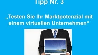 Selbständig machen ohne Kapital 3  Das Marktpotenzial ergründen [upl. by Siravrat]