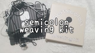 ENG sub 세븐틴 스페셜앨범 세미콜론 위빙키트 개봉amp만드는방법  semicolon  weaving kit [upl. by Ainwat298]