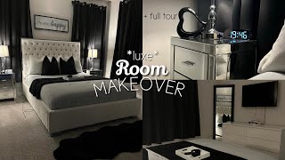 EXTREME luxury room transformation  in depth room tour  decorate with me [upl. by Ayotak723]