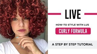 Live Recap Full Curly Hair Styling Tutorial [upl. by Rahman652]