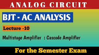 Cascode Amplifier  Multistage Amplifier [upl. by Isadora]