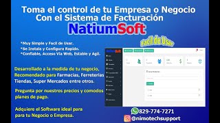 ¿GRATIS Sistema Facturacion e Inventario WEB NatiumSoft [upl. by Ttegdirb34]