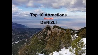 Top 10 Attractions around Denizli [upl. by Almallah]