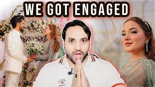 WE GOT ENGAGED RABEECA HUSSAIN ENGAGEMENT  REACTION RabeecaKhan hussaintareen [upl. by Lynelle450]