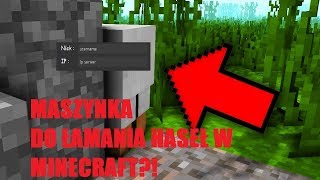 DZIAŁAJĄCA MASZYNKA HASEŁ W MINECRAFT [upl. by Tiram]