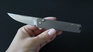 Boker Plus Kwaiken Button Lock Knife Review [upl. by Elbring]