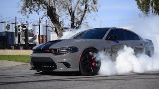 Dodge Charger SRT RedEye Hellcat Burnout [upl. by Ahsekan]