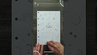 📒 Juillet facile et rapide  Bullet Journal Agenda Planner [upl. by Turley]