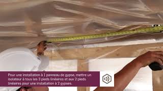 Comment insonoriser un plafond [upl. by Acirretahs]