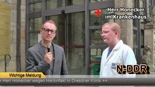 DDR Nachrichten Herr Erich Honecker im Krankenhaus 25 Jahre Mauerfall [upl. by Vladimar]