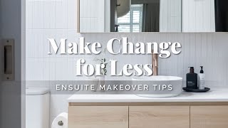 How to Renovate amp Style Your Ensuite on a Budget 💡 Bathroom Makeover Tips to Make Change for Less [upl. by Yrac]