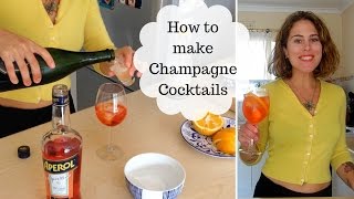 How to make Champagne Cocktails [upl. by Yelrahs]