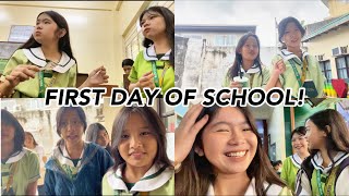 CHLOE amp ALTHEA FIRST DAY OF SCHOOL Back to School Vlog [upl. by Samuella289]