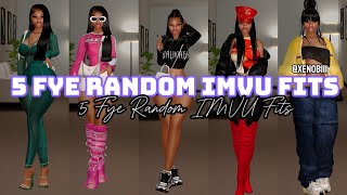 IMVU 5 RANDOM FEMALE OUTFITS ❤️ [upl. by Dahlia]