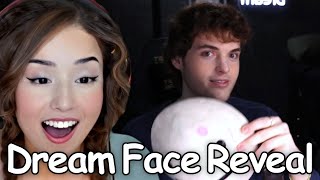 Streamers React to DREAMs Official FACE REVEAL [upl. by Ebaj224]