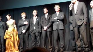 Harry Potter Cast Speeches NYC Premiere [upl. by Ihsorih]