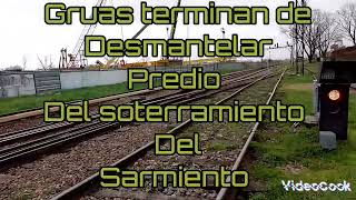 tren sarmiento soterramiento desarmé [upl. by Eicaj]