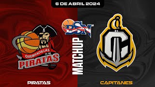 Piratas de Quebradillas vs Capitanes de Arecibo  BSN2024 [upl. by Garrity]