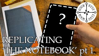 Replicating The Notebook Part 1 Planning Folding Signatures Cutting Boards Sewing and Trimming [upl. by Oicirtap]