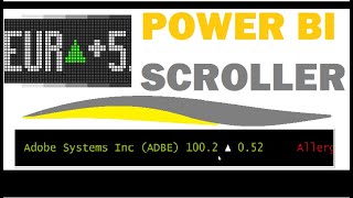 Visual Power bi  Scroller [upl. by Sivi304]