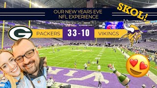 NFL Game Day Vlog Vikings vs Packers football nfl [upl. by Mart363]