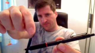 Rotring Rapid Pro Black Kugelschreiber Unboxing amp KurzFazit GERMAN [upl. by Tenaej]