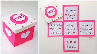 😍 Surprise 😍 Mothers Day Gift Box Making • Cute mothers day gift idea 2023 • paper gift for mother [upl. by Waly]