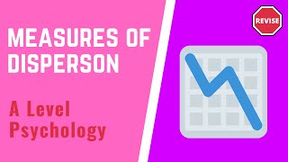 A Level Psychology  Measures of Dispersion [upl. by Innig]