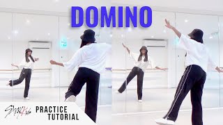 PRACTICE Stray Kids  DOMINO  Dance Tutorial  SLOWED  MIRRORED [upl. by Patty]