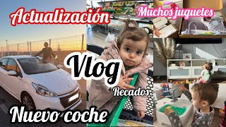 ACTUALIZACIÓN de estos DÍAS✨Coche NUEVOJUGUETES para ORGANIZAR🧸RECADOS…DÍA en mi vida mamá de 4 👶 [upl. by Ahsikyt]