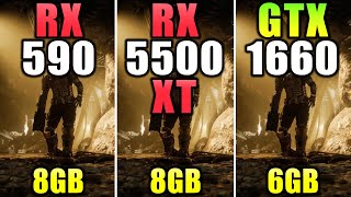 RX 590 vs RX 5500 XT vs GTX 1660  20 Games Test in 2023 [upl. by Niemad15]