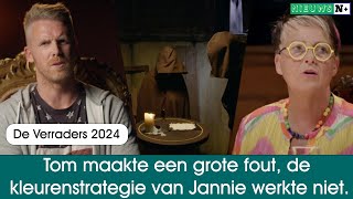 De Verraders 2024 Tom maakte een grote fout de kleurenstrategie van Jannie werkte niet [upl. by Eyahsal]