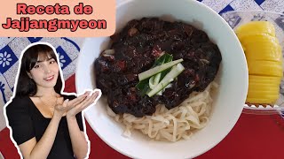 Receta de Jajjangmyeon  Nicolisa [upl. by Clere255]