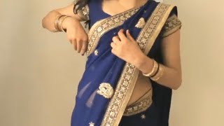 Saree Wearing Method  How To Wear Sari Blouse In Holi ❤️ Festival Special Party Wear Perfect Saree [upl. by Amice733]