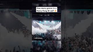 How many genres in a Henry Fong DJ set shorts dj [upl. by Nnylrats]