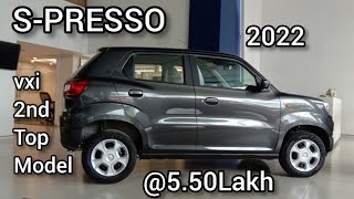 मारुति दे रहा है 5 लाख रुपये मे mini suv S PRESSO facelift 2022🔥25 kmpl mileage👍 [upl. by Rosanna322]