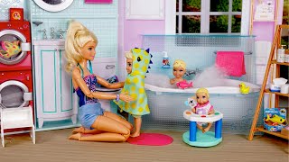 Barbie amp Ken Doll Family Night Routine amp Playground Adventure [upl. by Bozovich197]