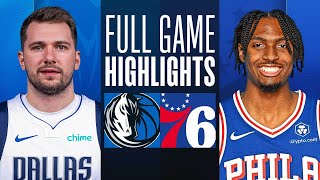 MAVERICKS at 76ERS  FULL GAME HIGHLIGHTS  February 5 2024 [upl. by Harlan]