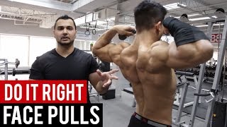 FACE PULLS for SHOULDERS quotRear Deltsquot  Hindi  Punjabi [upl. by Anilas907]