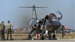 F104 STARFIGHTER Flies Again Over Italy Awesome J79 Howl [upl. by Mcguire868]