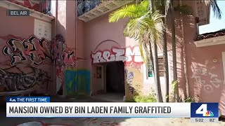 Bel Air mansion owned by Bin Laden family vandalized [upl. by Rider568]