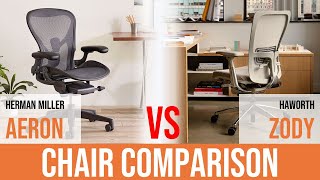 Herman Miller Aeron vs Haworth Zody Task Chair Comparison [upl. by Nire104]