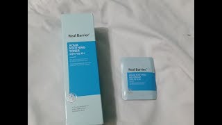 Aqua Soothing Toner by Real Barrier [upl. by Ahserkal]