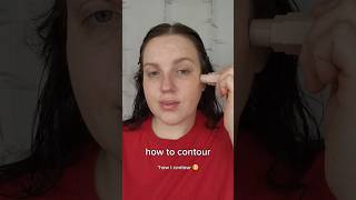 how to contour 🤔 makeup shorts contour contourtutorial [upl. by Mccreery767]