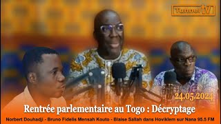 Togo  Rentrée parlementaire  Décryptage [upl. by Irahk]